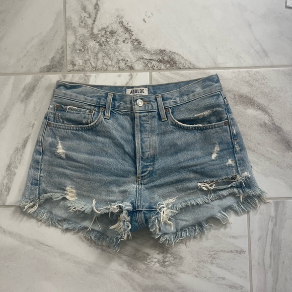 AGOLDE Parker Vintage Cut Off Short in Swapmeet 26 - Picture 6 of 6